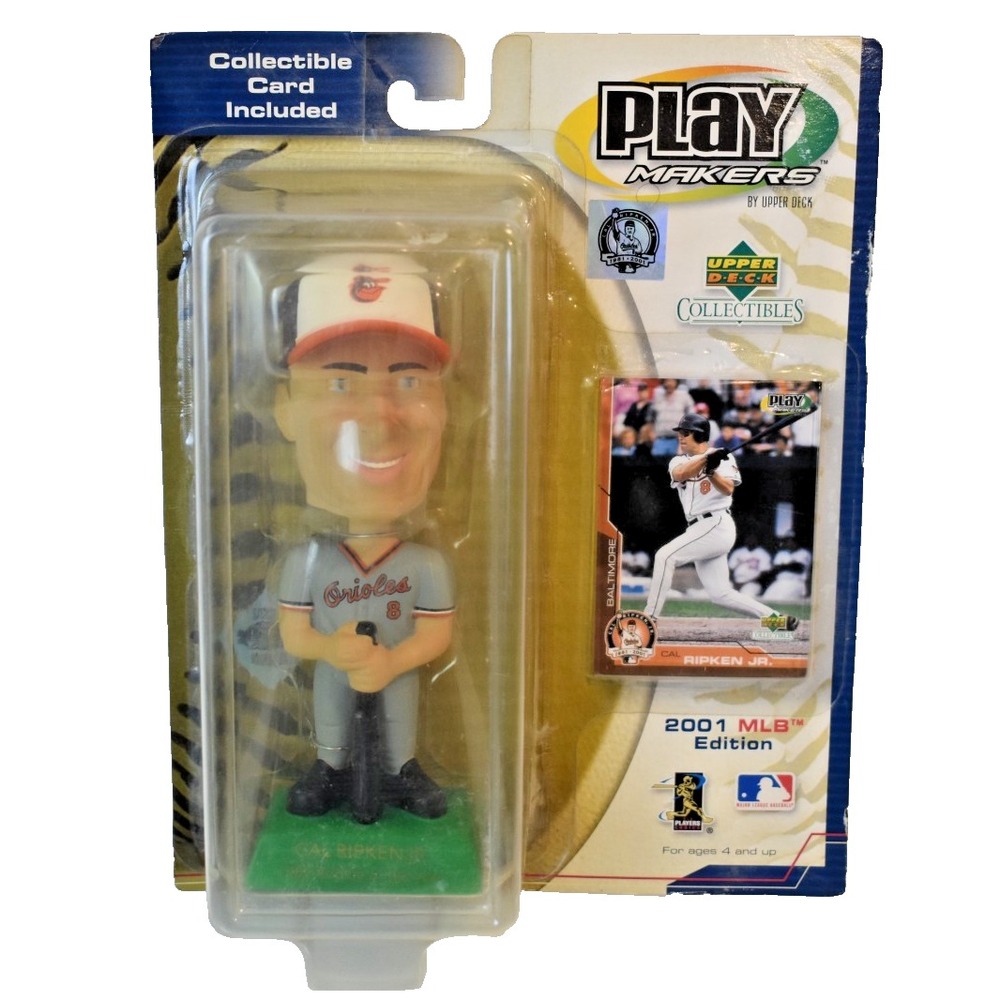 Upper Deck Cal Ripken JR. Bobblehead Play Makers 2001 Edition 7" Tall